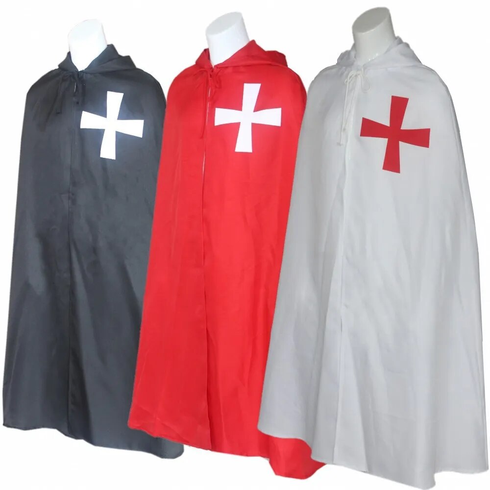 English Knights Templar Mantle – Mutiple Colors – product view