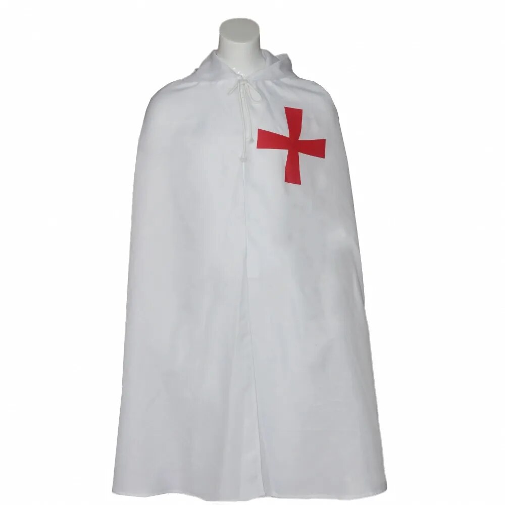 English Knights Templar Mantle – Mutiple Colors – detail view