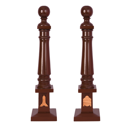 Blue Lodge Column – Senior & Junior Warden Emblem (Pair) – product view