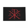 Red Cross Of Constantine Flag – Black & Red Printed Polyester