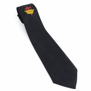 Knights Templar Necktie – Black Knights Templar Machine Embroidery