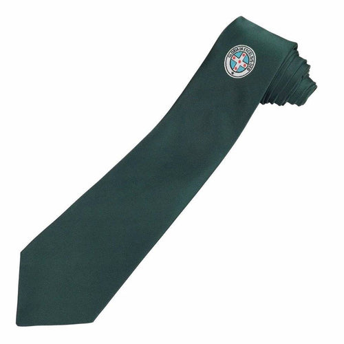 The Royal Order of Scotland Necktie – Green Machine Embroidered Logo – product view