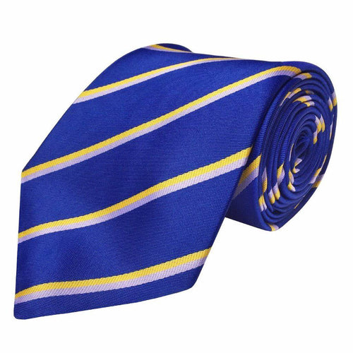 Order of The Secret Monitor Necktie – Blue with Stripes – product view