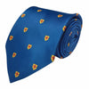 Knights Templar Necktie – Blue Machine Embroidery
