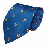 Knights Templar Necktie – Blue Machine Embroidery