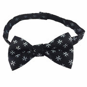 Order of Malta Bow Tie – Black Silk