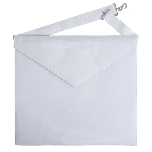 Entered Apprentice Blue Lodge Apron – White – product view