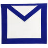 Blue Lodge Apron – Basic White & Royal Blue