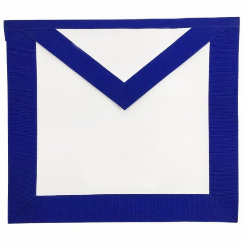 Blue Lodge Apron – Basic White & Royal Blue – product view