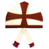 Priest Knight Templar Priests Mitre – White & Red