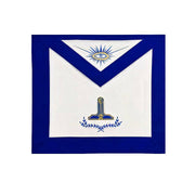 Senior Warden Blue Lodge Apron – Royal Blue