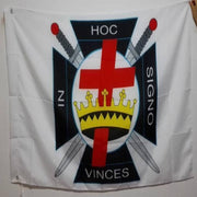 Knights Templar Flag – IN HOC SIGNO VINCES Various Sizes