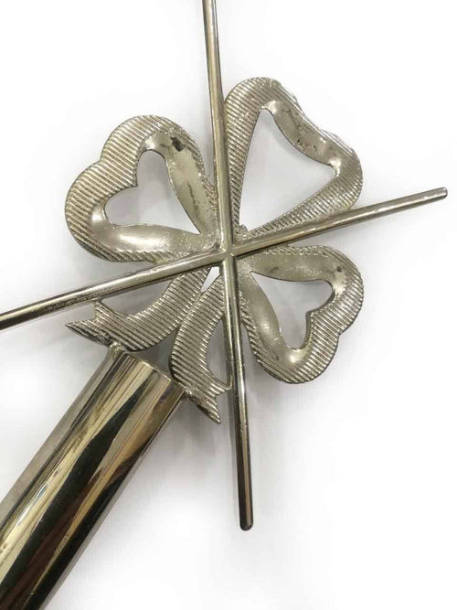 Master of Ceremonies Blue Lodge Rod Top – Silver or Gold – detail view