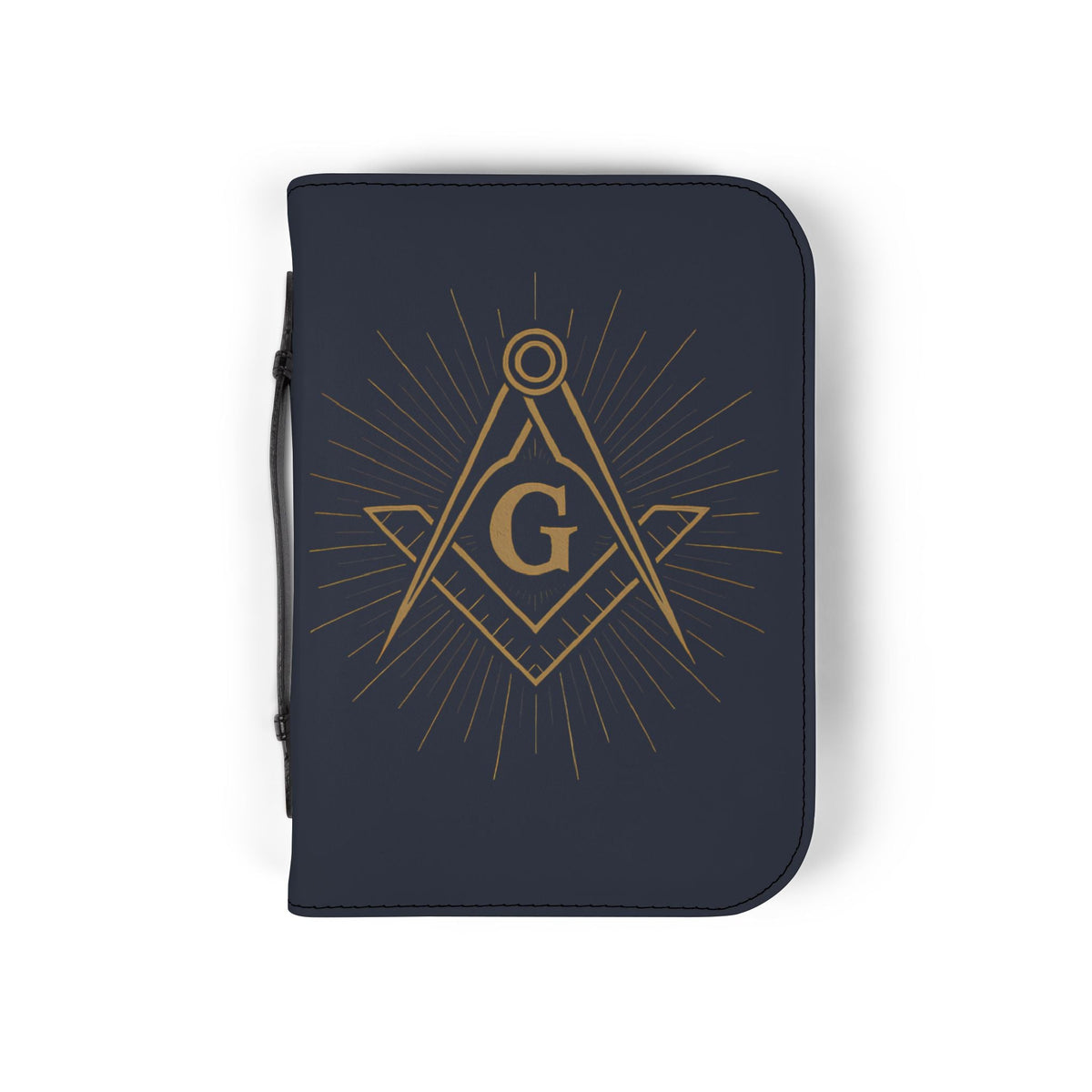 Master Mason Blue Lodge Bible Cover – Square & Compass G Various Sizes – detail view