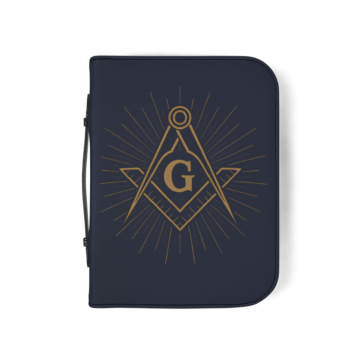 Master Mason Blue Lodge Bible Cover – Square & Compass G Various Sizes – detail view