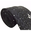 Master Mason Blue Lodge Necktie – Black with Polkadot Machine Embroidery