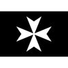 Order Of Malta Flag – Black