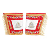 Past Master Blue Lodge Cuff – Red Hand Embroidery With Gold Fringe
