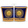Grand Master Blue Lodge Cuff – Hand-embroidered Gold Sun & Blue Velvet