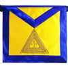 12th Degree Scottish Rite Apron – Yellow with Blue Borders
