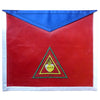 26th Degree Scottish Rite Apron – Red & Blue with White Borders