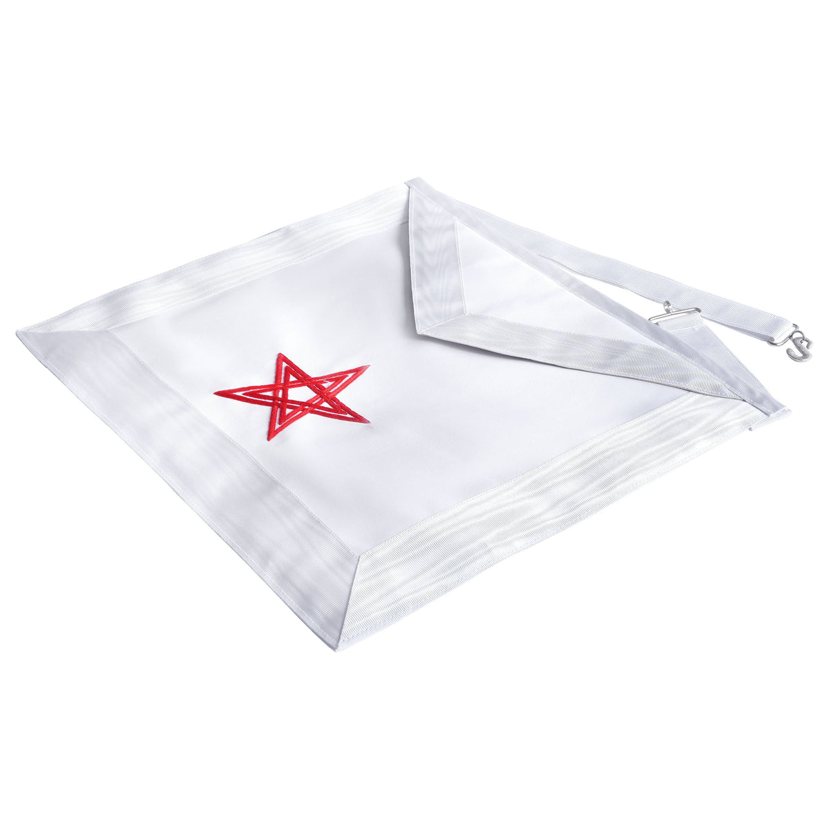 Riaz Impex Masonic Aprons 28th Degree Scottish Rite Apron – All White Knight of the Sun