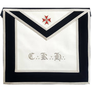 30th Degree Scottish Rite Apron – White & Black