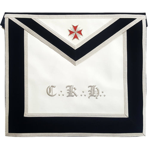 Riaz Impex Masonic Aprons 30th Degree Scottish Rite Apron – White & Black