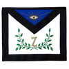 4th Degree Scottish Rite Apron – Black Moire Hand Embroidery