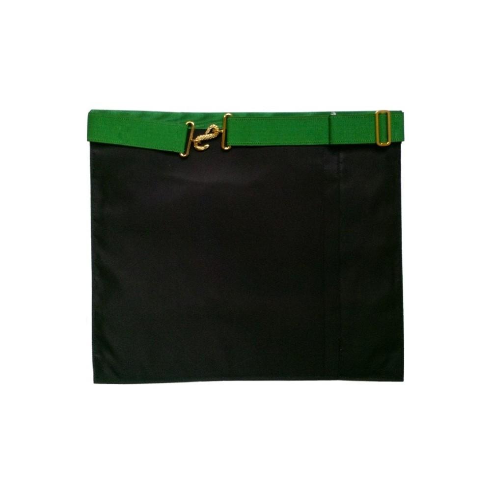 Riaz Impex Masonic Aprons 5th Degree Scottish Rite Apron – White with Green Moire