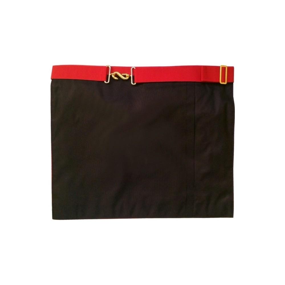 Riaz Impex Masonic Aprons 6th Degree Scottish Rite Apron – White & Red Moire