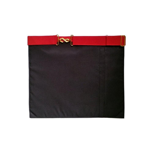 Riaz Impex Masonic Aprons 7th Degree Scottish Rite Apron – White & Red Moire Gold Embroidery