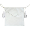 Entered Apprentice Blue Lodge Apron – All White Leather with Cords