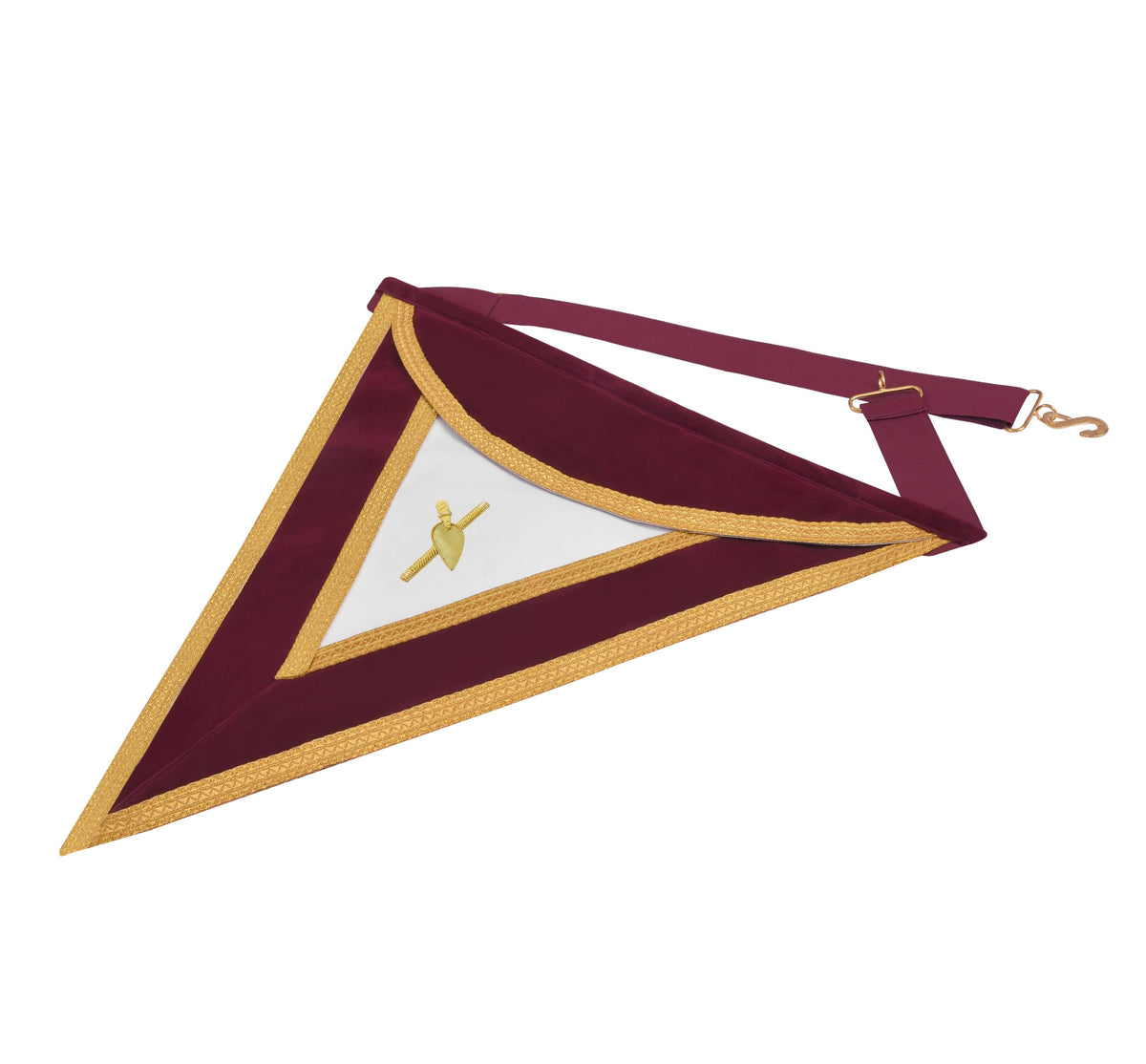 Riaz Impex Masonic Aprons Grand Council Royal & Select Masters Apron – Maroon