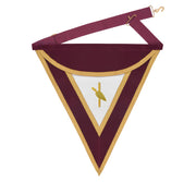 Grand Council Royal & Select Masters Apron – Maroon