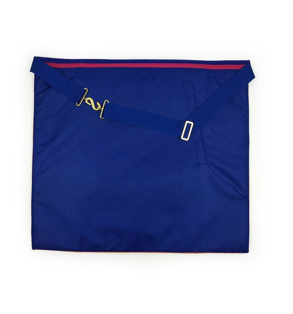 Riaz Impex Masonic Aprons Grand Officers Mark Apron – Pink & Blue Hand Embroidery