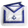 Junior Deacon Blue Lodge Officer Apron – Royal Blue With White Fringe