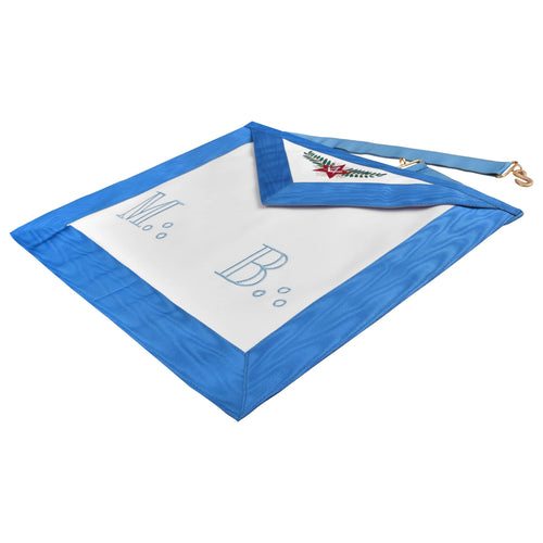Riaz Impex Masonic Aprons Master Mason Blue Lodge Apron – Blue Ribbon Machine Embroidery