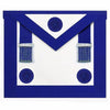 Master Mason Blue Lodge Apron – Royal Blue & Rosettes