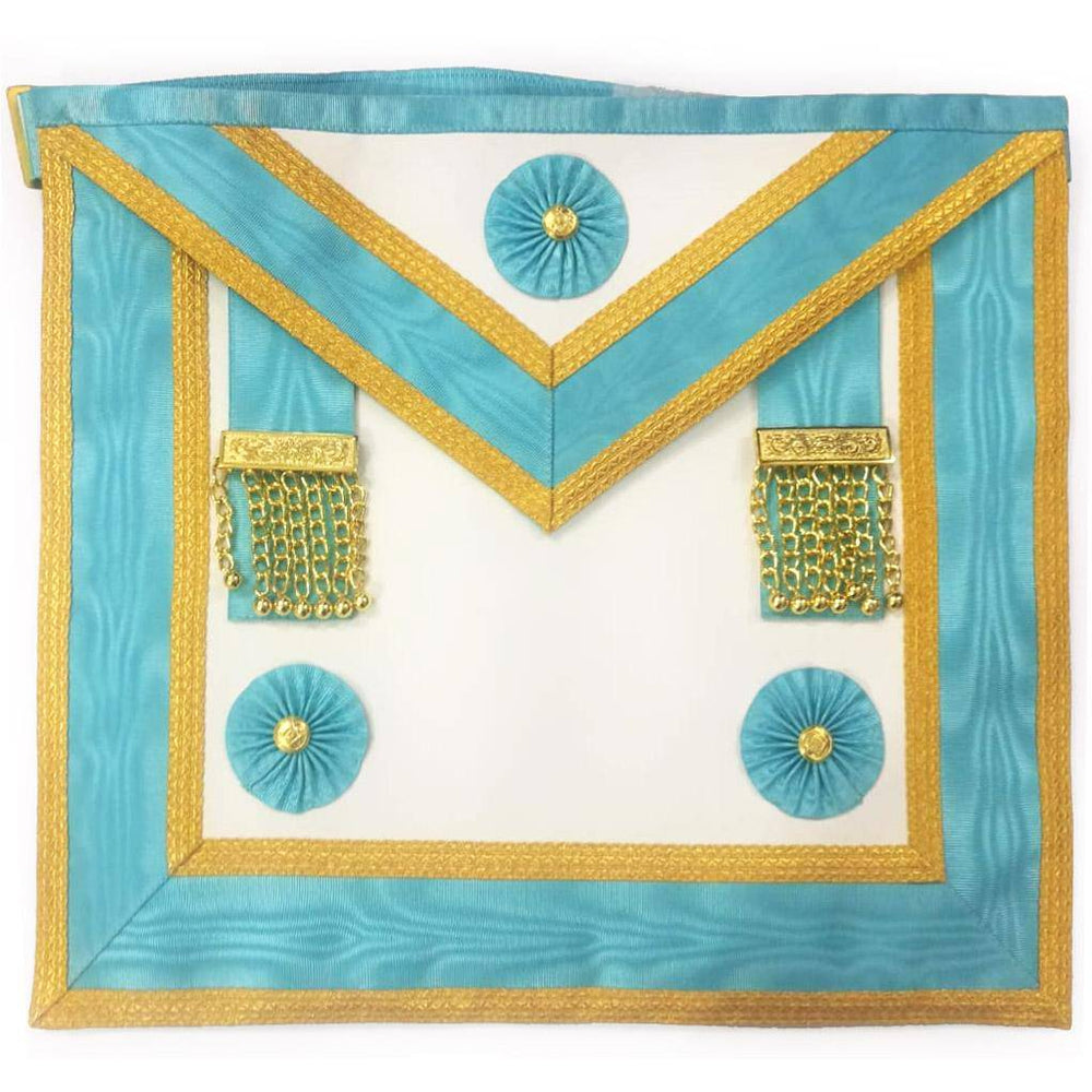 Riaz Impex Masonic Aprons Master Mason Blue Lodge Canada Regulation Apron – Sky Blue Moire