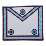 Master Mason Mark Apron – Sky Blue & Maroon