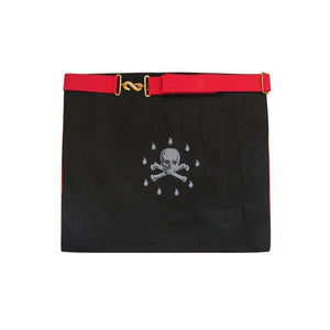 Riaz Impex Masonic Aprons Master Mason Scottish Rite Apron – Red Moire MB Flaming Star
