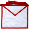 Member Royal Arch Chapter Apron – White with Thin Red