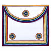 Member Royal Ark Mariner Apron – Multi colour with Three Rosettes