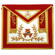 Past Grand High Priest Royal Arch Chapter Apron – Red with Gold Braid