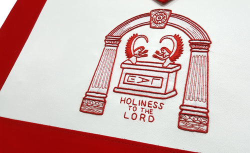 Riaz Impex Masonic Aprons Past High Priest Royal Arch Chapter Apron – Red