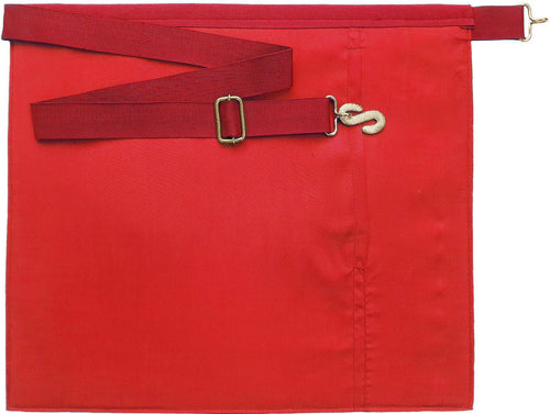 Riaz Impex Masonic Aprons Past High Priest Royal Arch Chapter Apron – Red Velvet