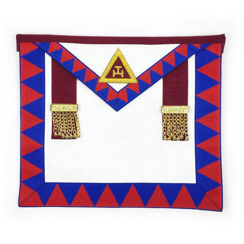 Riaz Impex Masonic Aprons Principal English Royal Arch Apron – Red & Blue