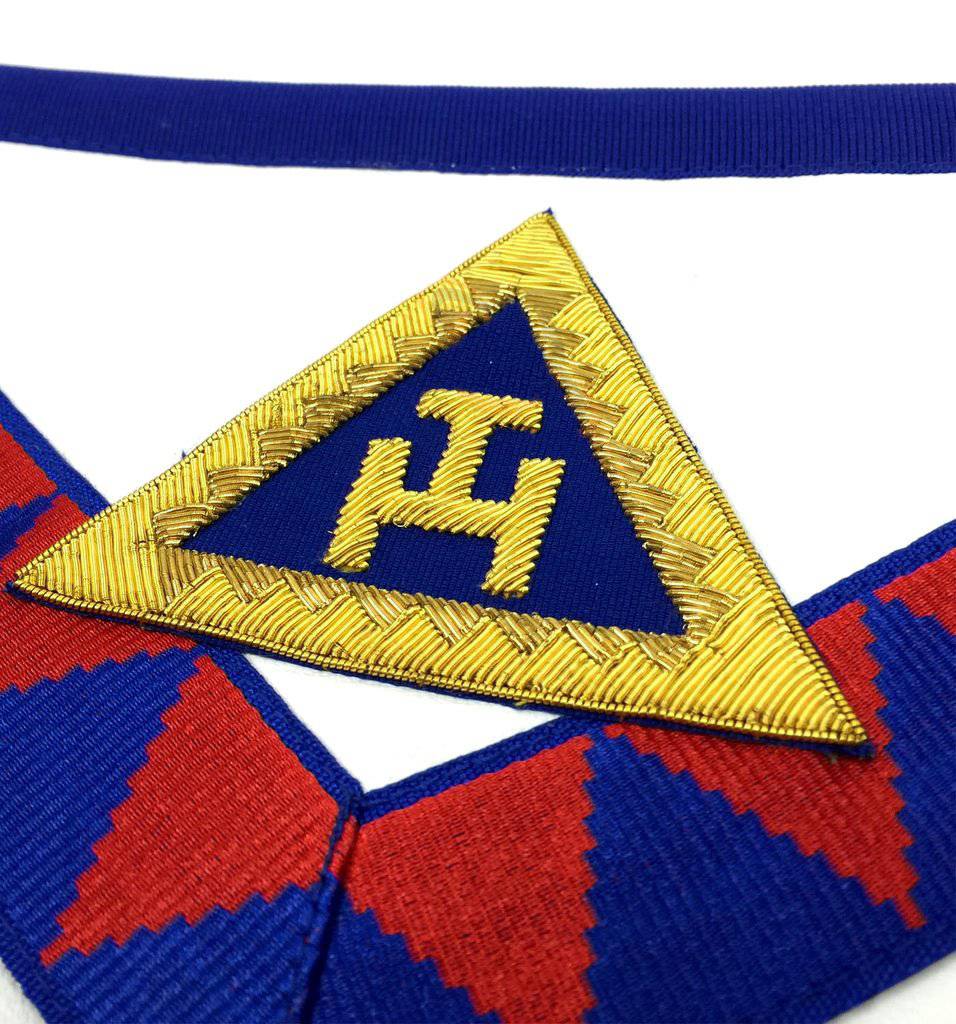 Riaz Impex Masonic Aprons Provincial English Royal Arch Apron – Red & Blue
