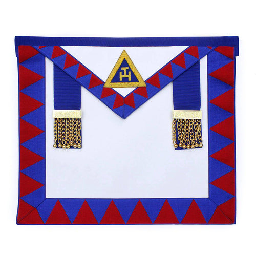 Riaz Impex Masonic Aprons Provincial English Royal Arch Apron – Red & Blue